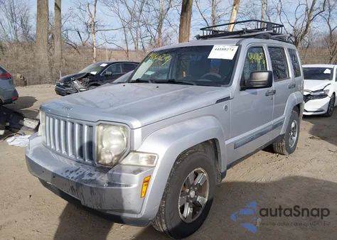 2008 Jeep Liberty Sport из США, поврежденный, VIN 1J8GN28K68W244657